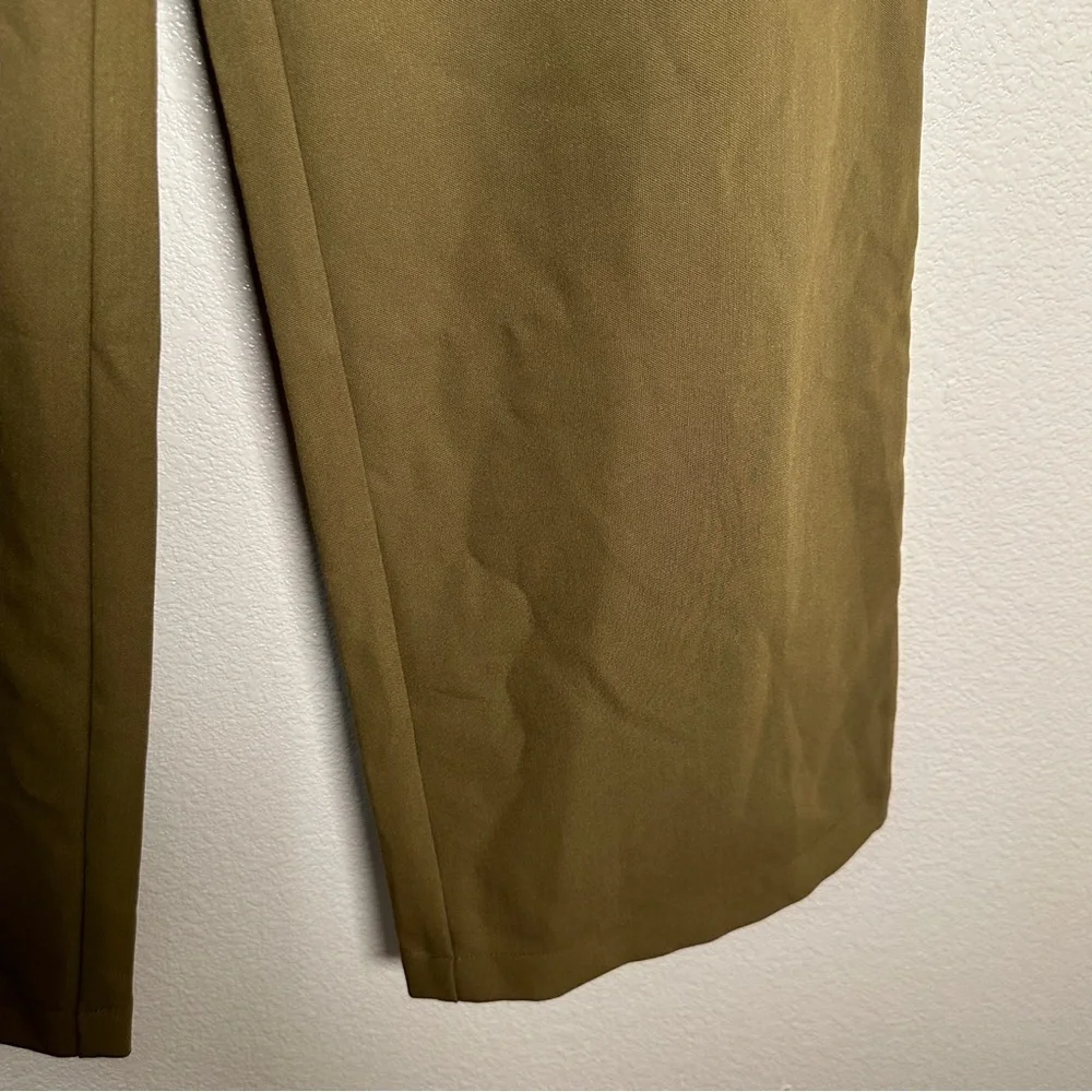 Wayf Olive Cargo Wide Leg‎ Pants Sz Small - Picture 7 of 13